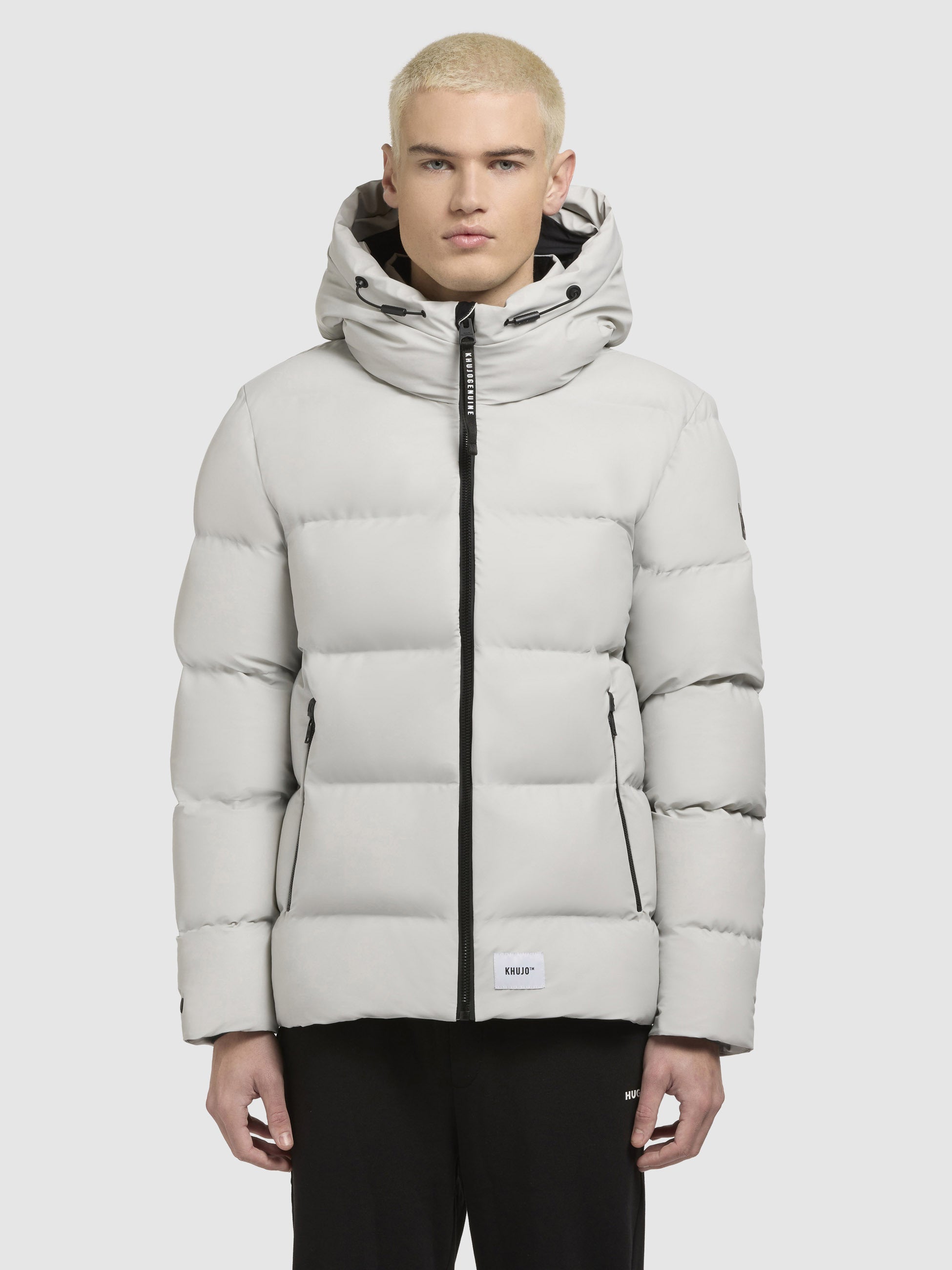 khujo-jacke-dover-hellgrau-steppjacke-h-ftlang-mit-kapuze image 4