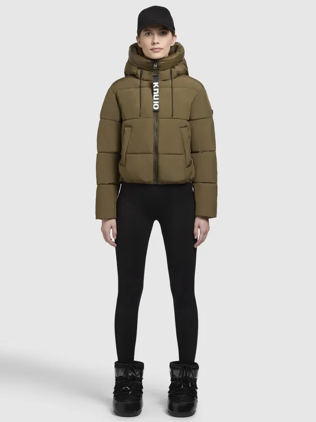 khujo-elida-damen-steppjacke-khaki image 1