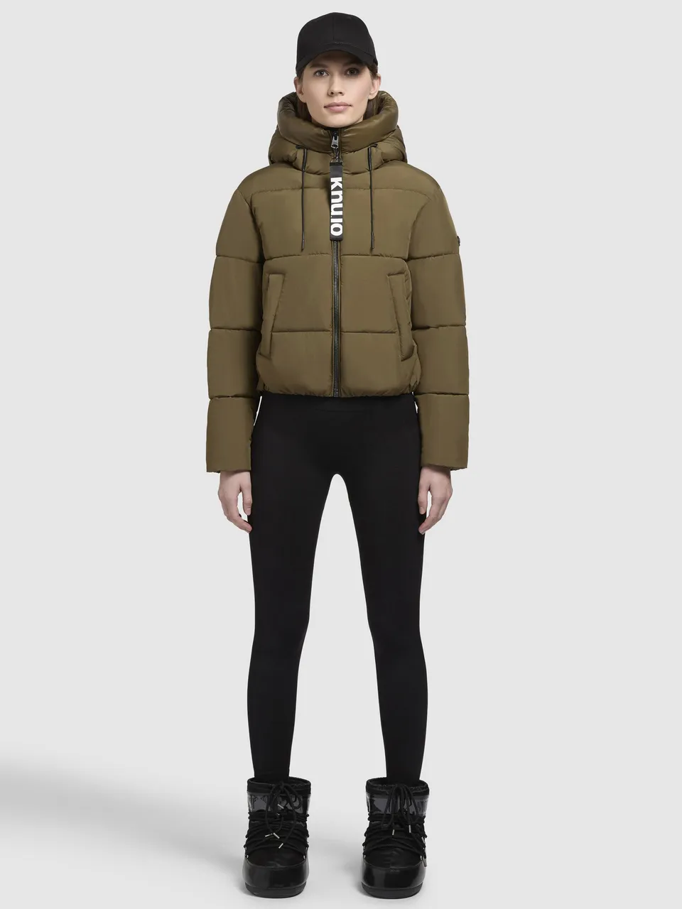 khujo-elida-damen-steppjacke-khaki image 1
