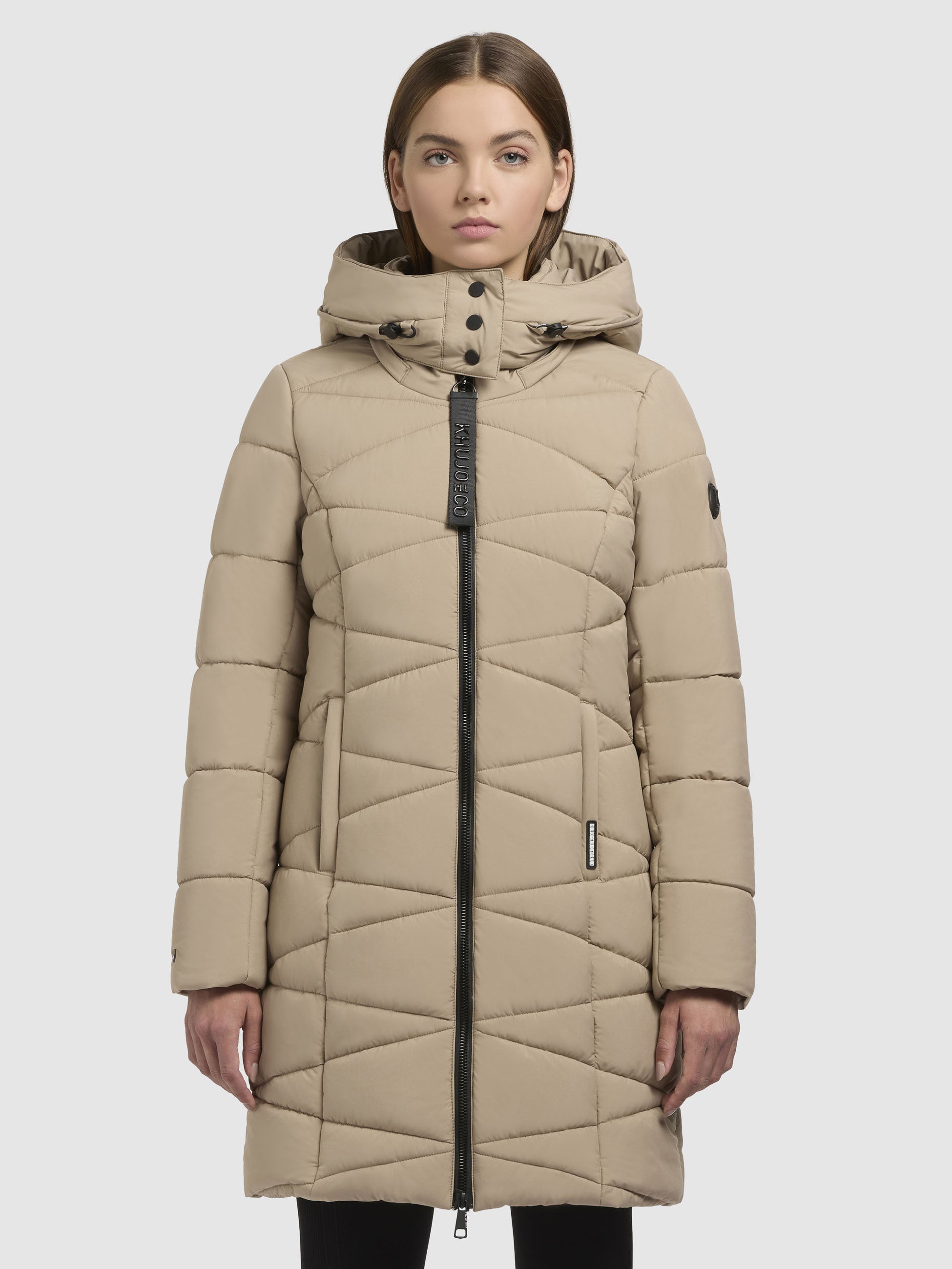 khujo-mantel-fitt3-sand-damen-steppmantel-regular-fit image 4