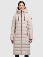 khujo-coat-simmie-light-beige-damen-steppmantel-knielang image 4