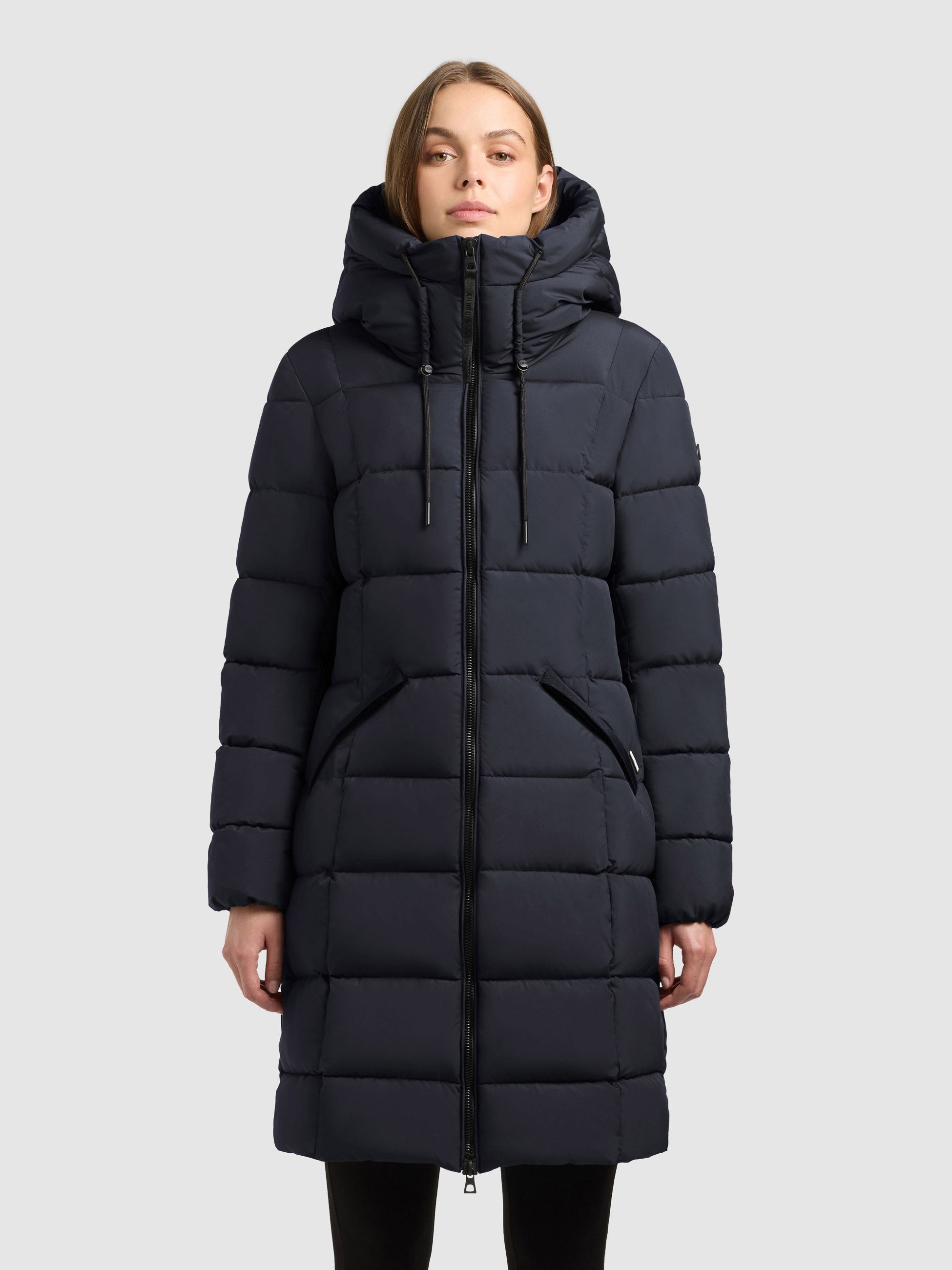 khujo-arlene-port-blue-damen-steppmantel-winterparka-slim-fit image 4