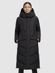 khujo-every-steppmantel-schwarz-wattierter-damen-wintermantel-mit-kapuze image 8