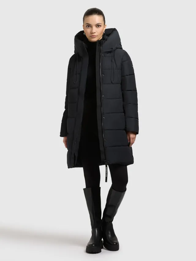 khujo-coat-heather-port-blue-steppcoat-kurz-mit-kapuze image 1