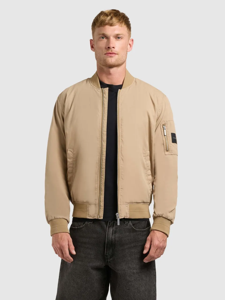 khujo-tawas-bomberjacke-dark-beige image 1