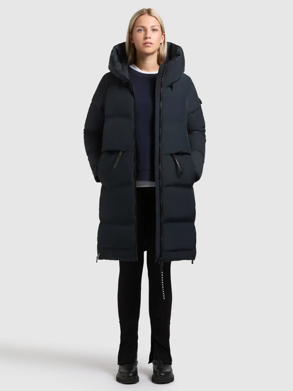 khujo-coat-aroma2-port-blue-damen-steppmantel-wasserabweisend image 1