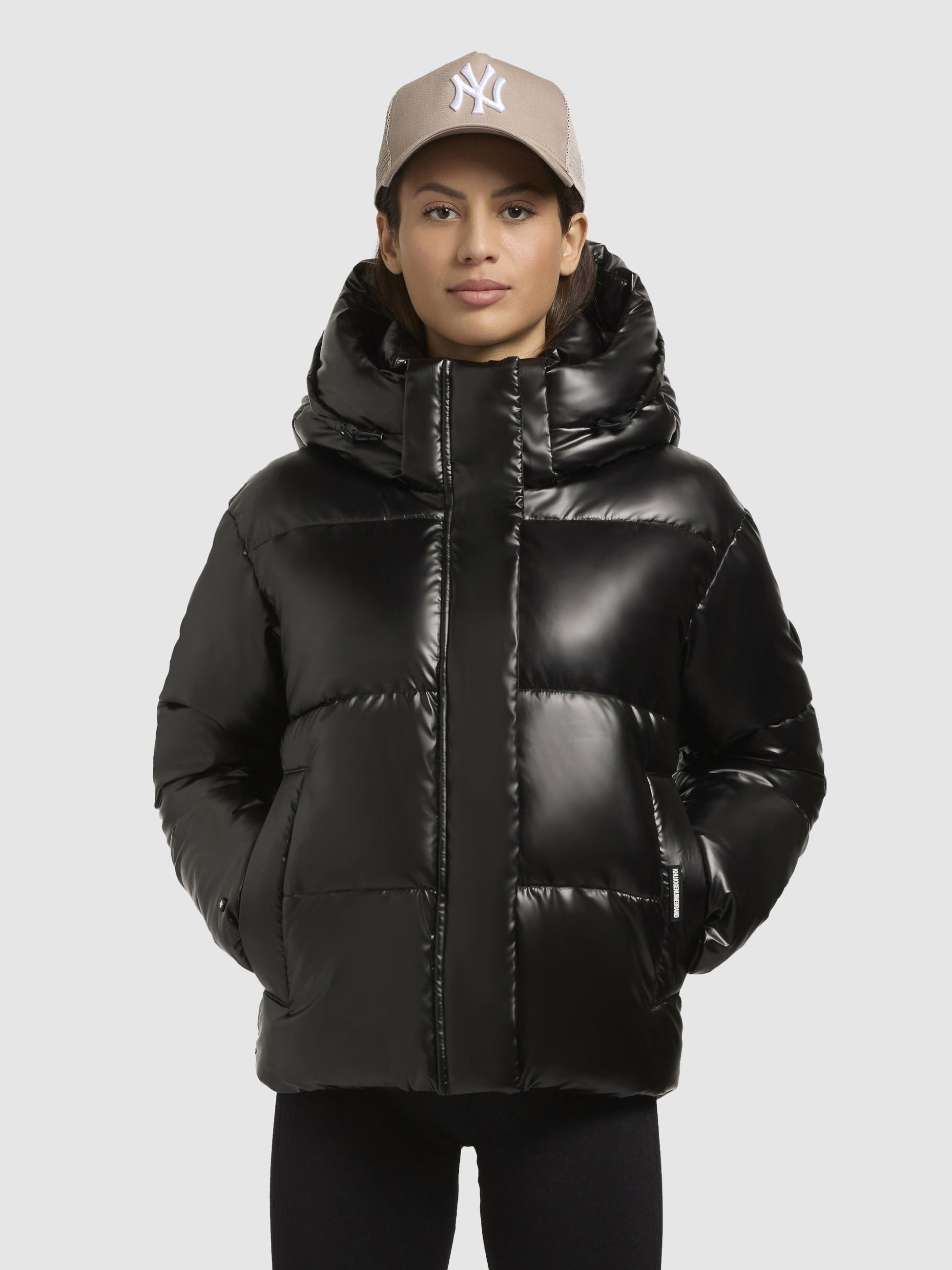 khujo-jacke-devina-shiny-dunkelgrau-damen-steppjacke image 4