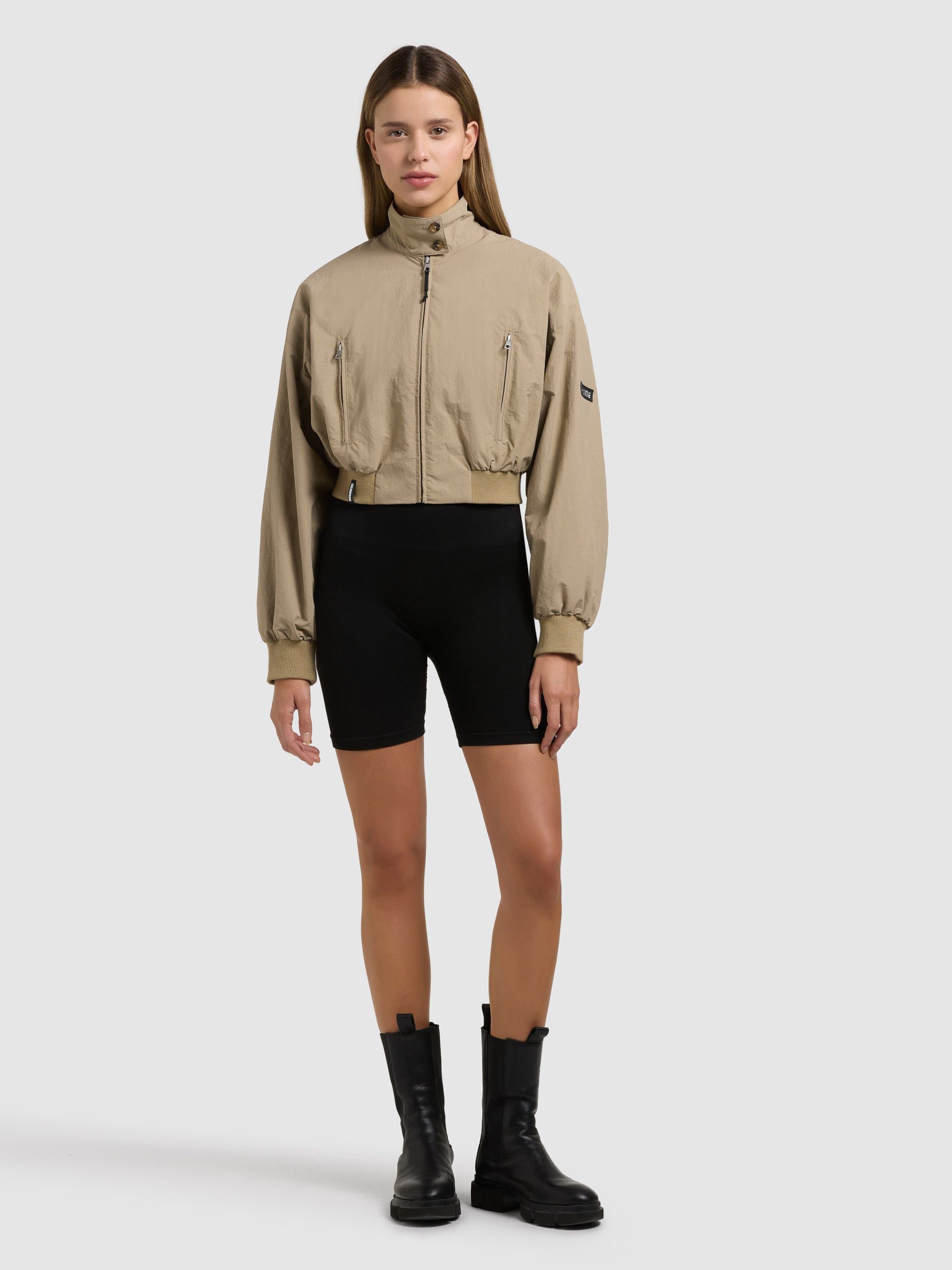 khujo-jacke-marta-with-bag-beige-kurzer-damen-blouson-mit-tasche image 6