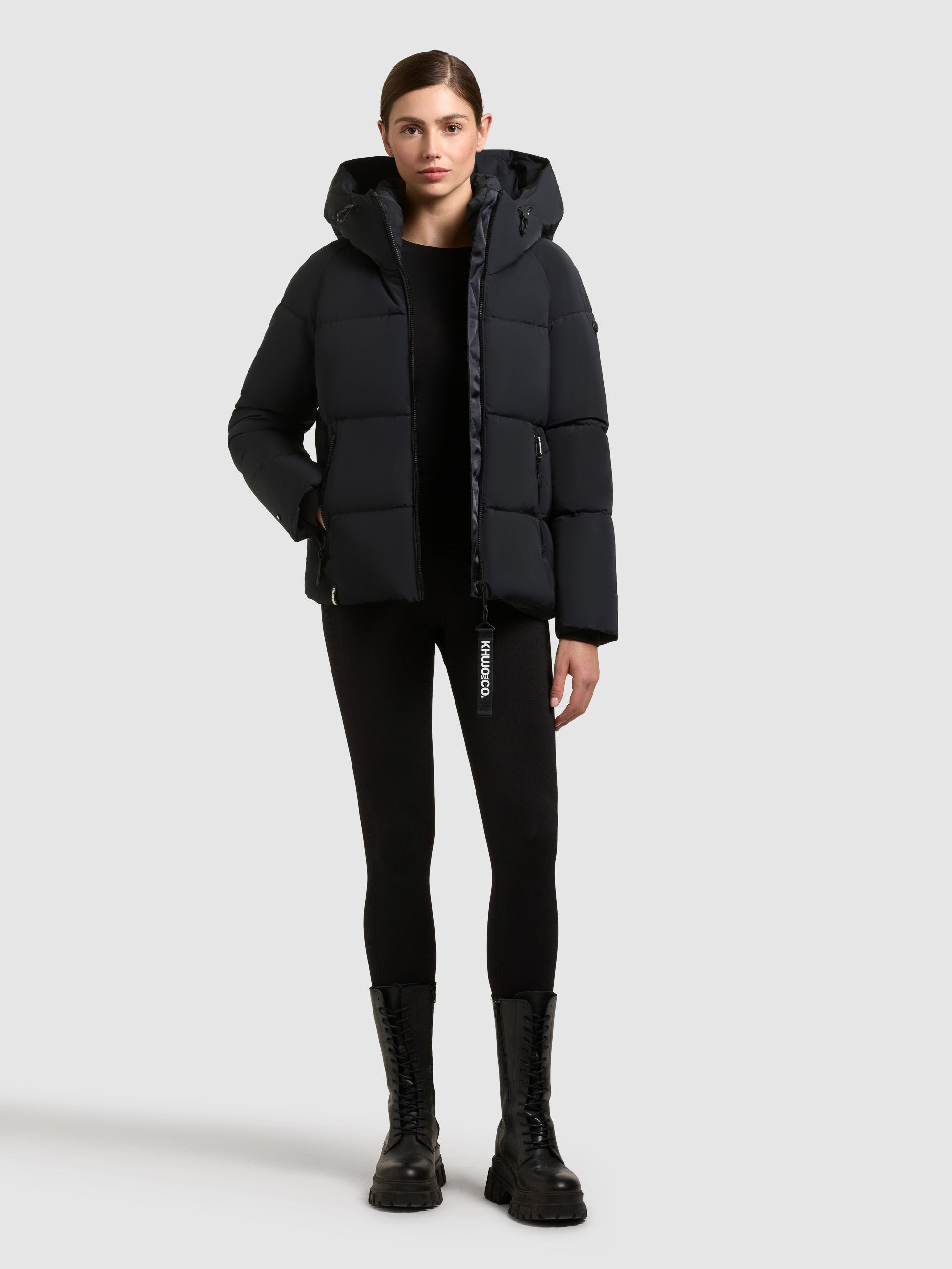 khujo-ono-steppjacke-port-blue-damen-h-ftlang-mit-kapuze image 6