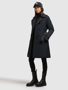 khujo-gora-damen-mantel-trenchcoat-port-blue-mit-steppeinsatz image 2
