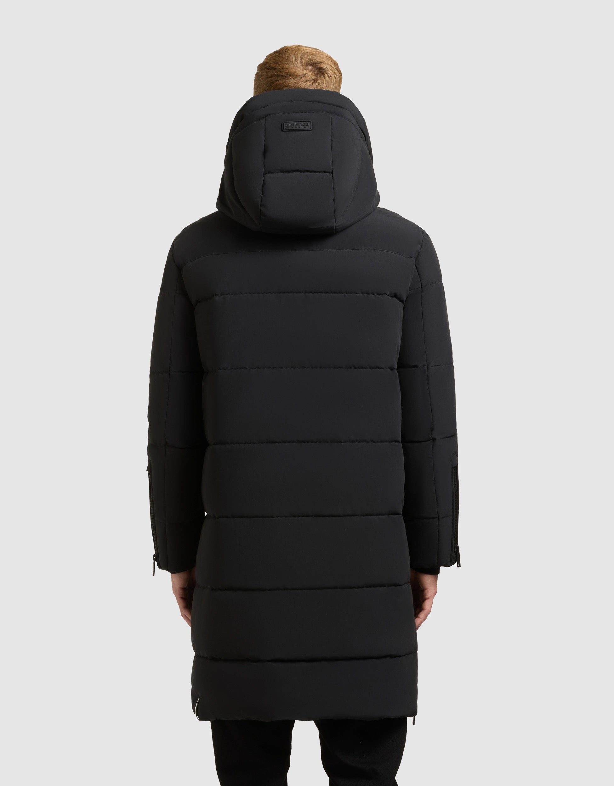 khujo-pike-wintermantel-black-mit-kapuze image 3