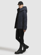 khujo-aless-damen-winterjacke-dunkelblau image 2