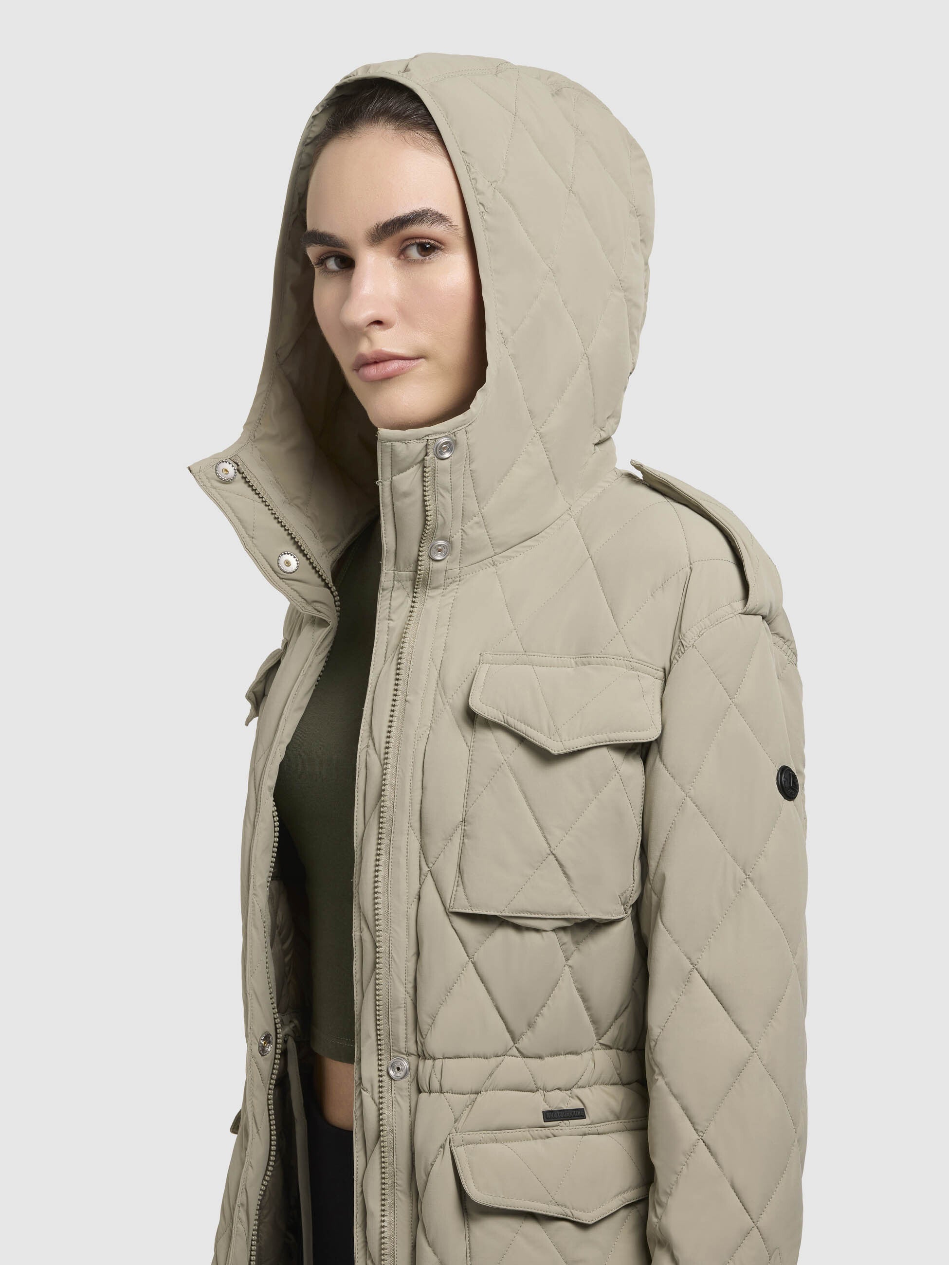 khujo-jacke-alimina-blassgr-n-steppjacke-damen-tailliert image 7