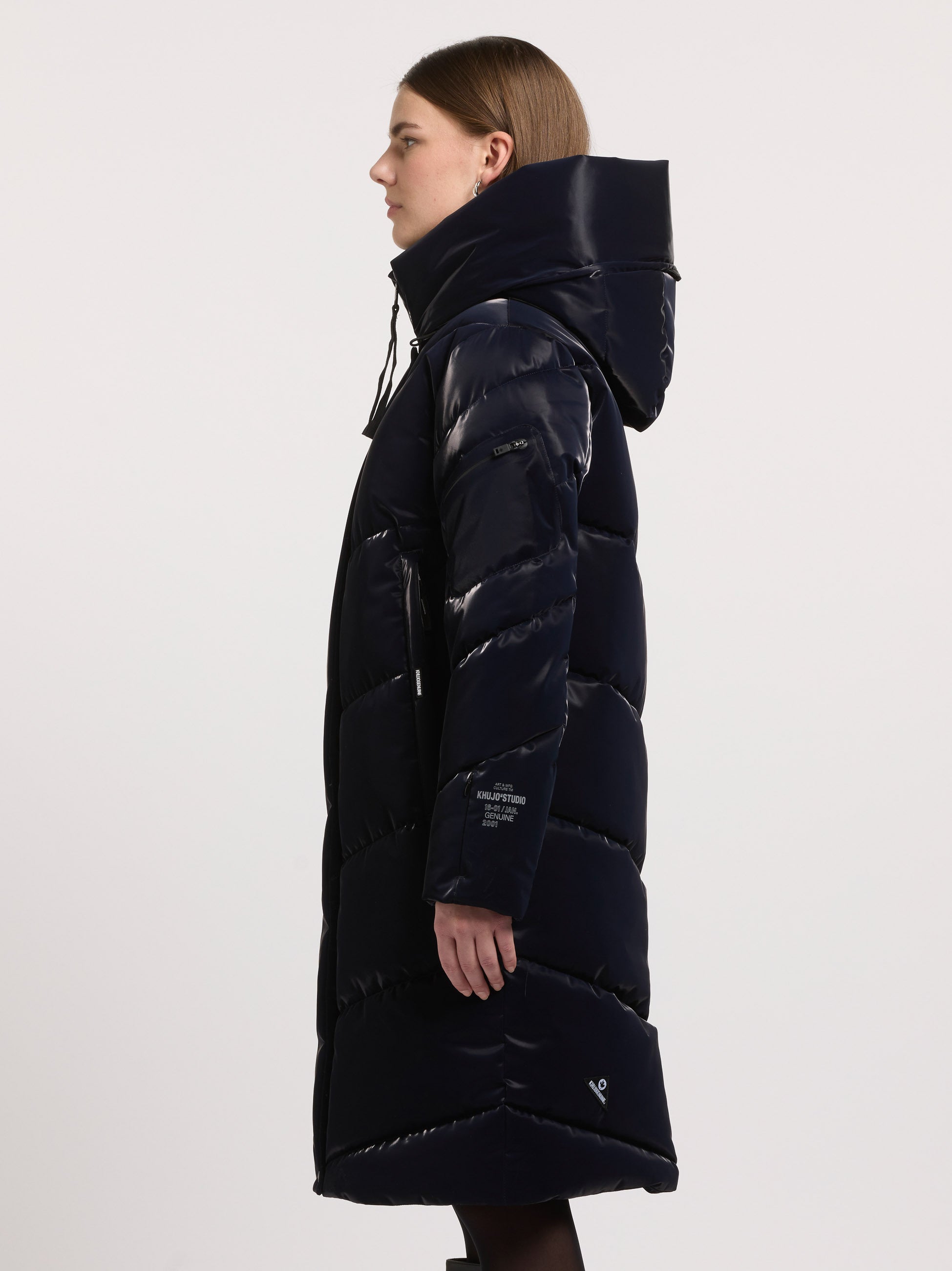 khujo-mantel-jange2-shiny-midnight-blue-gl-nzender-damen-steppmantel-loose-fit image 5