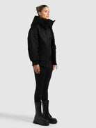 khujo-jacket-cela-bomber-black-stepp-bomberjacke-mit-kapuze-und-kunstfell image 6