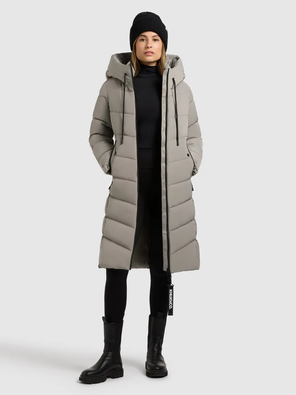 khujo-mantel-mikia3-damen-steppmantel-witcher-green image 1