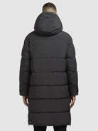 khujo-coat-siram-wattierter-damen-steppmantel-knielang-in-dark-gray image 3