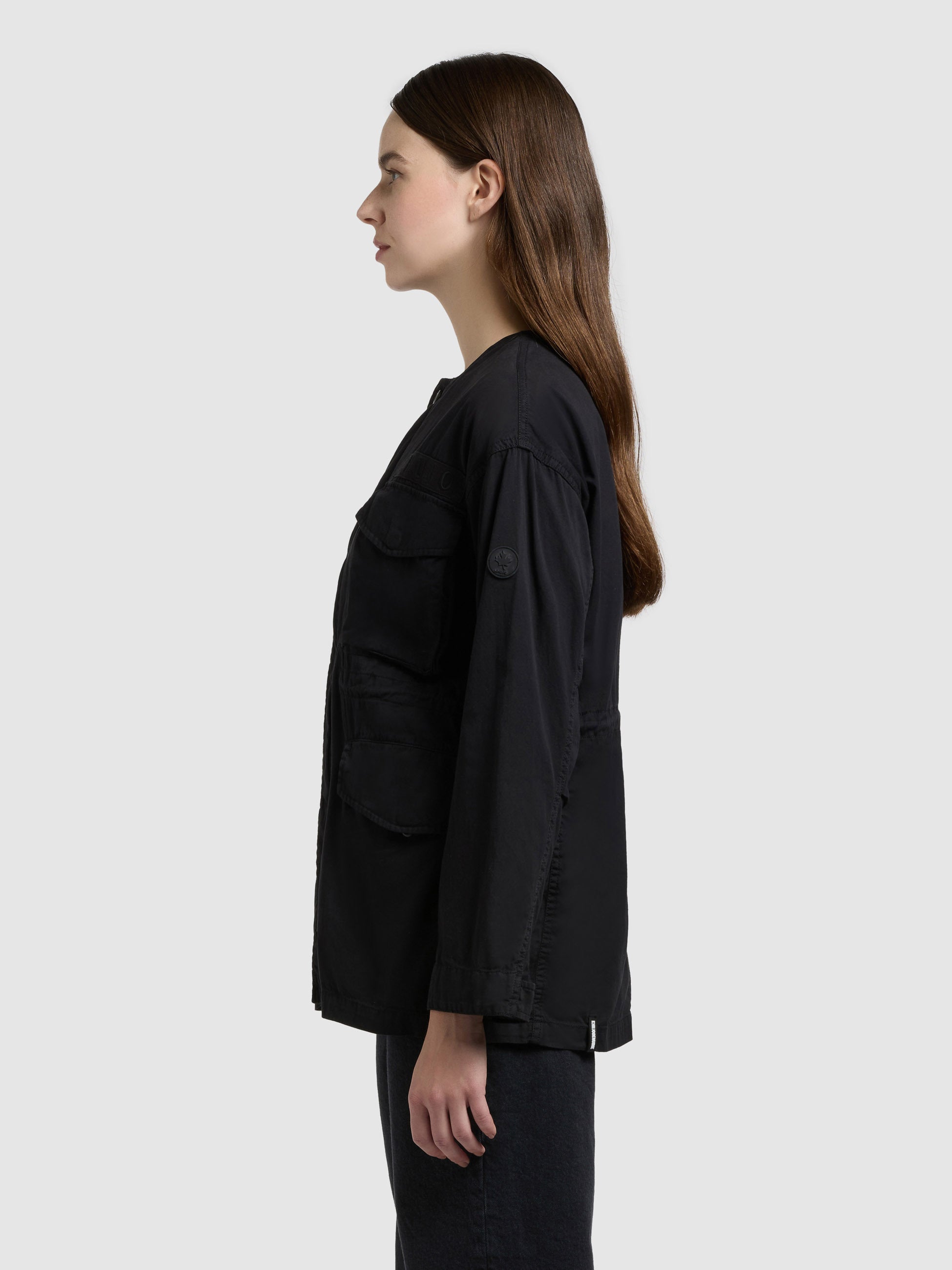 khujo-jacke-sunna-black-fieldjacke-aus-baumwoll-twill-f-r-damen image 5