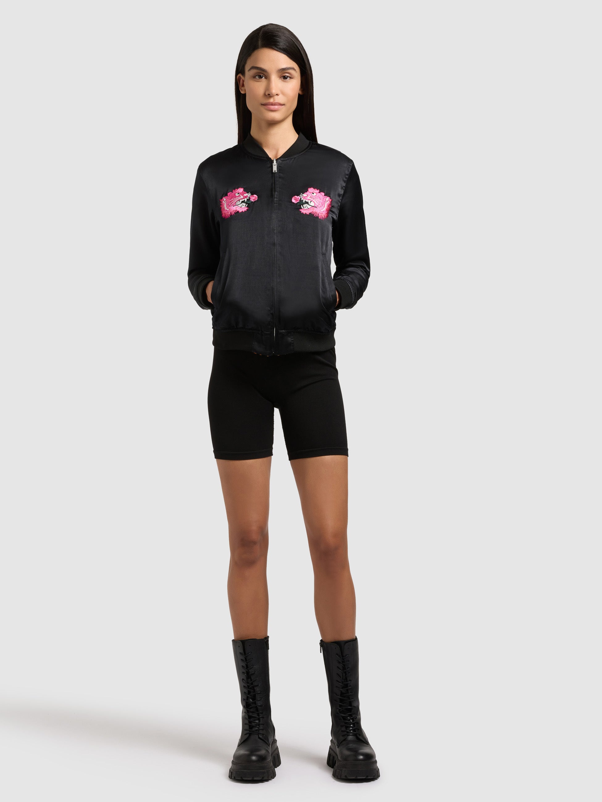 khujo-wendejacke-ruby-black-blouson-bomberjacke-damen-2-seitig image 8