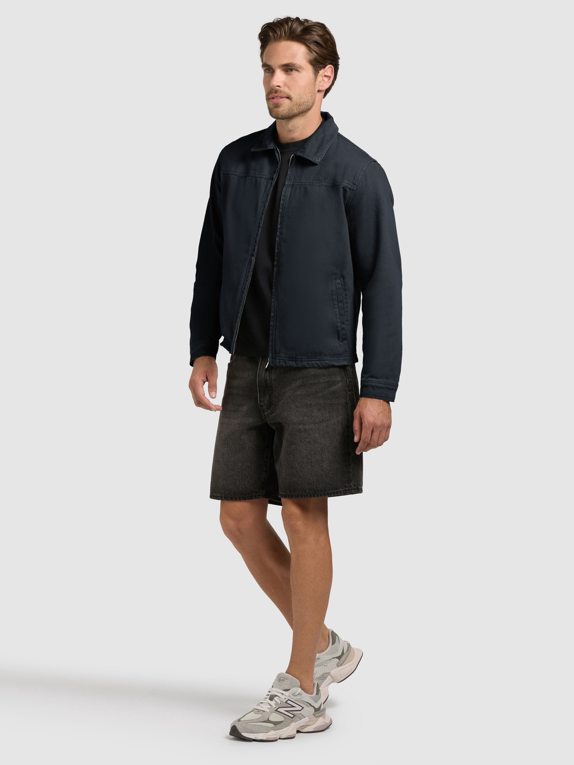 khujo-reilly-damen-jeansjacke-navy-denim-regular-fit image 2