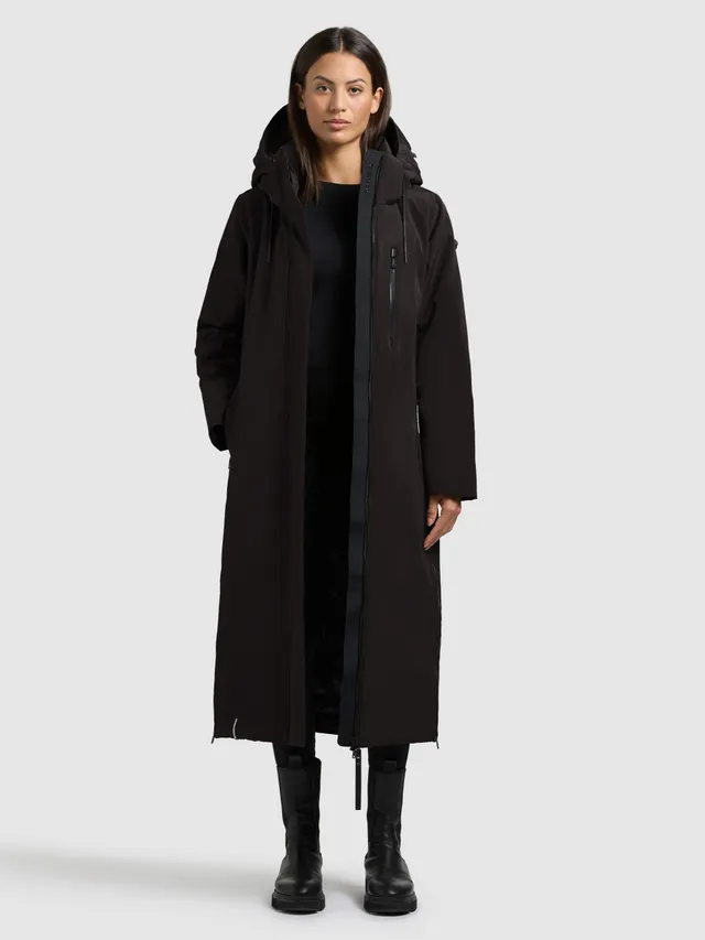 khujo-mantel-lofi3-black-wadenlanger-wintermantel-f-r-damen image 1