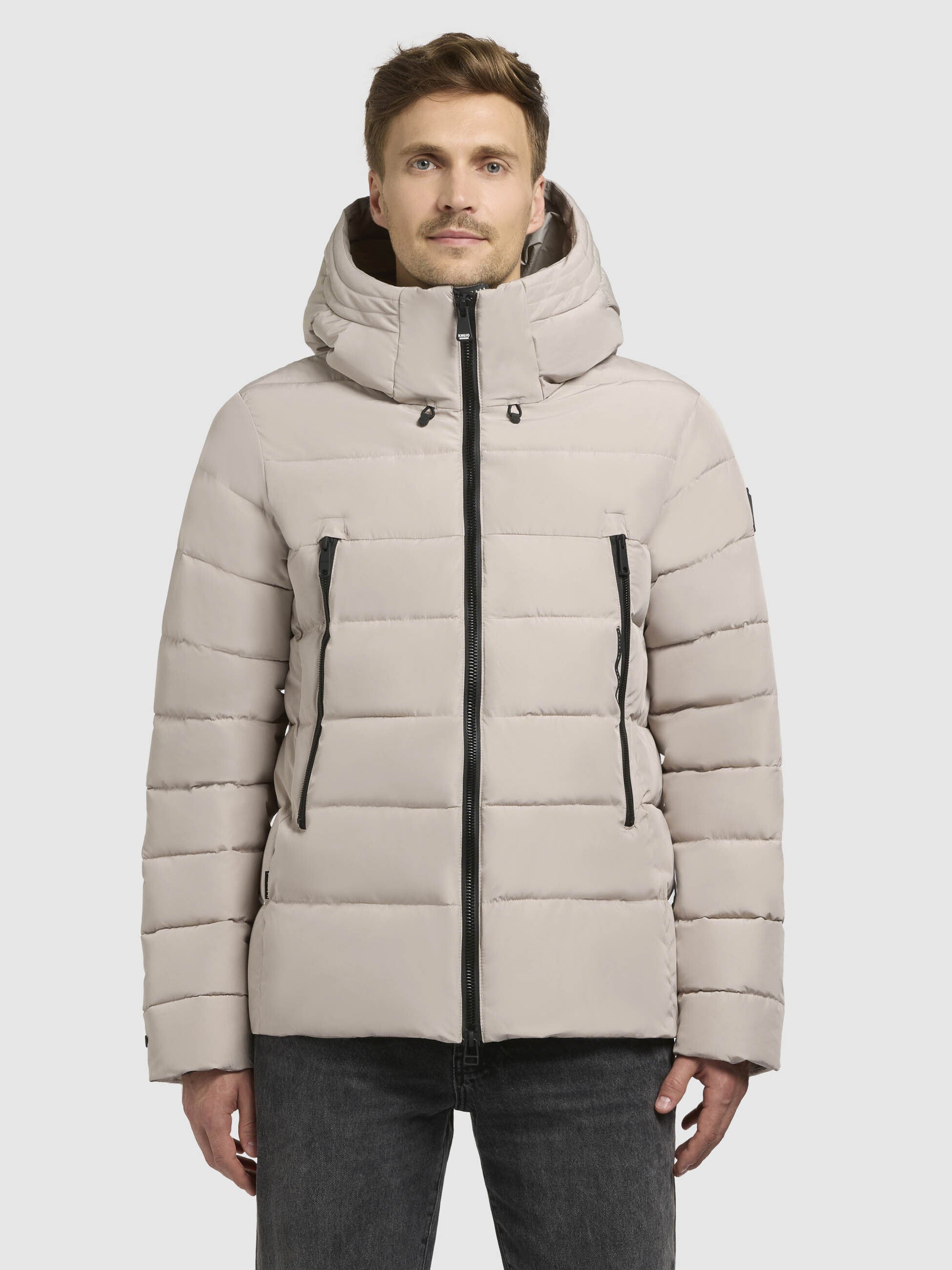 khujo-jacke-wou-hellgrau-h-ftlange-steppjacke-mit-kapuze image 4