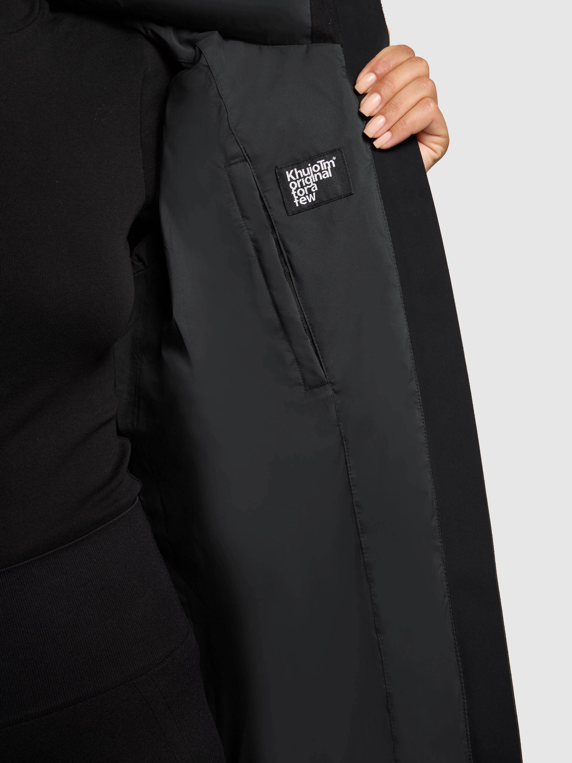 khujo-mantel-dido4-black-damen-steppmantel-regular-fit image 8