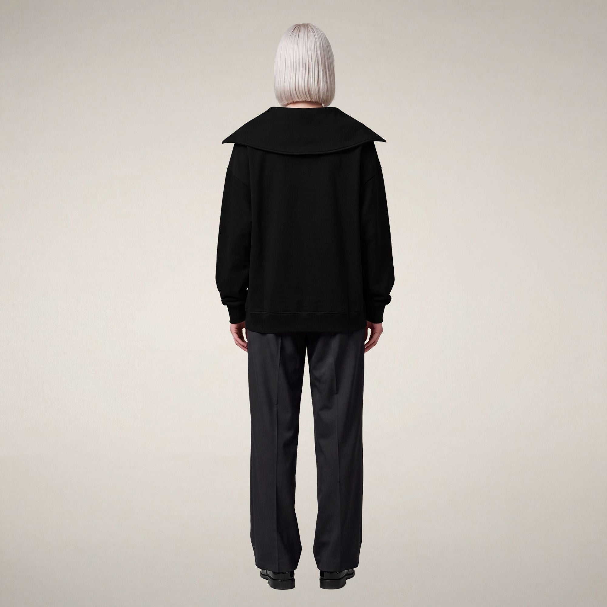 save-the-duck-hinata-damen-top-half-zip-schwarz image 2
