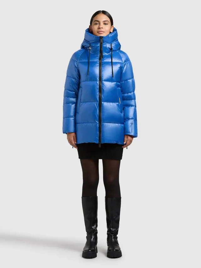 khujo-cara-damen-winter-steppjacke-royal-blue-loose-fit image 1