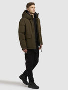 khujo-jacke-gero-winterjacke-damen-mit-kapuze-in-dunkeloliv image 6