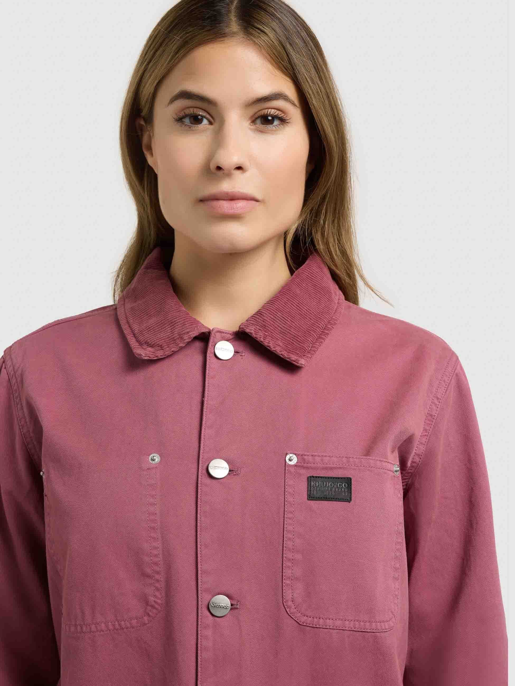 khujo-jacke-suzy-fuchsia-fieldjacket-sommerjacke image 8