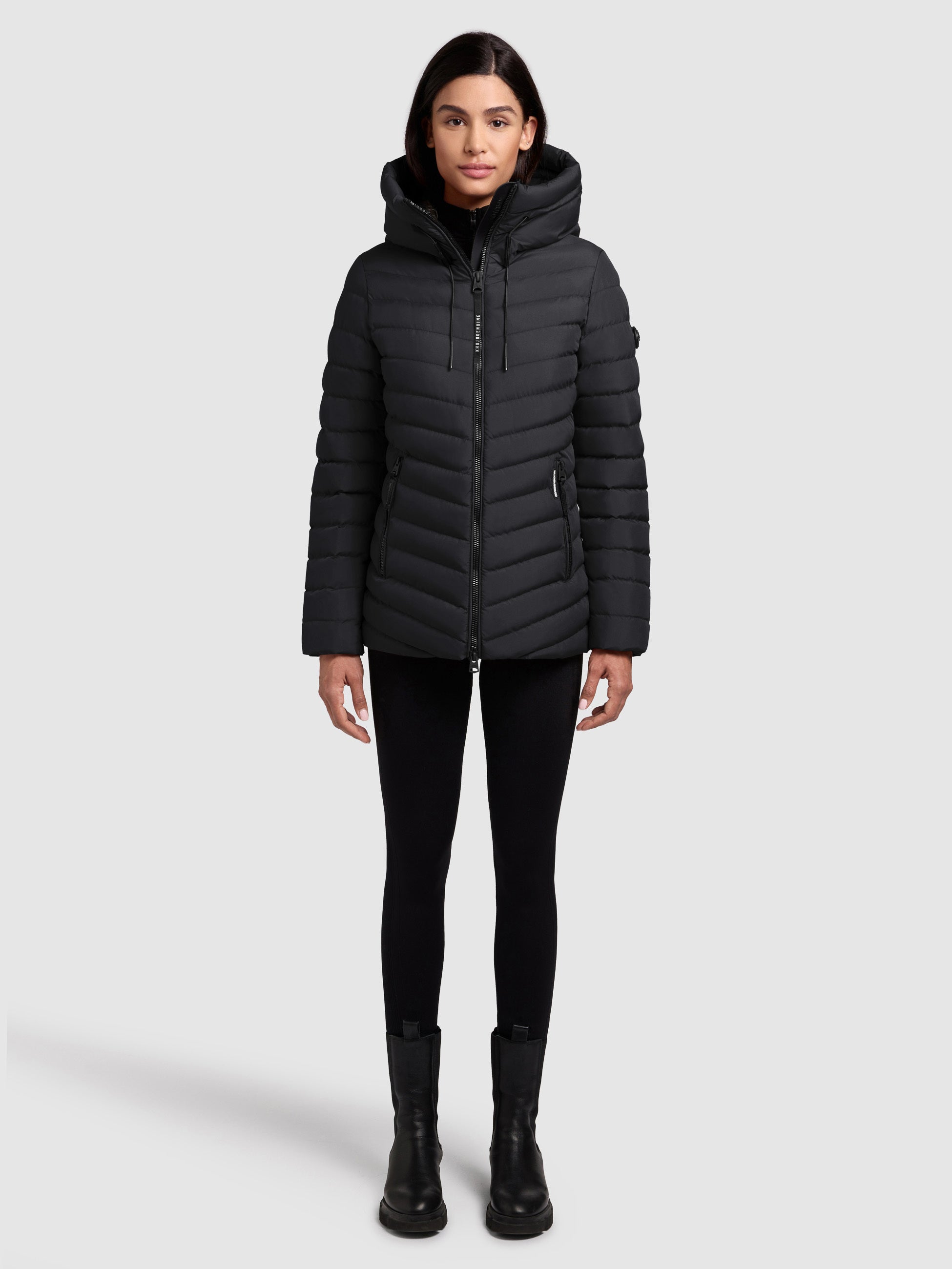 khujo-jacke-pace-black-h-ftlange-steppjacke-mit-kapuze image 1