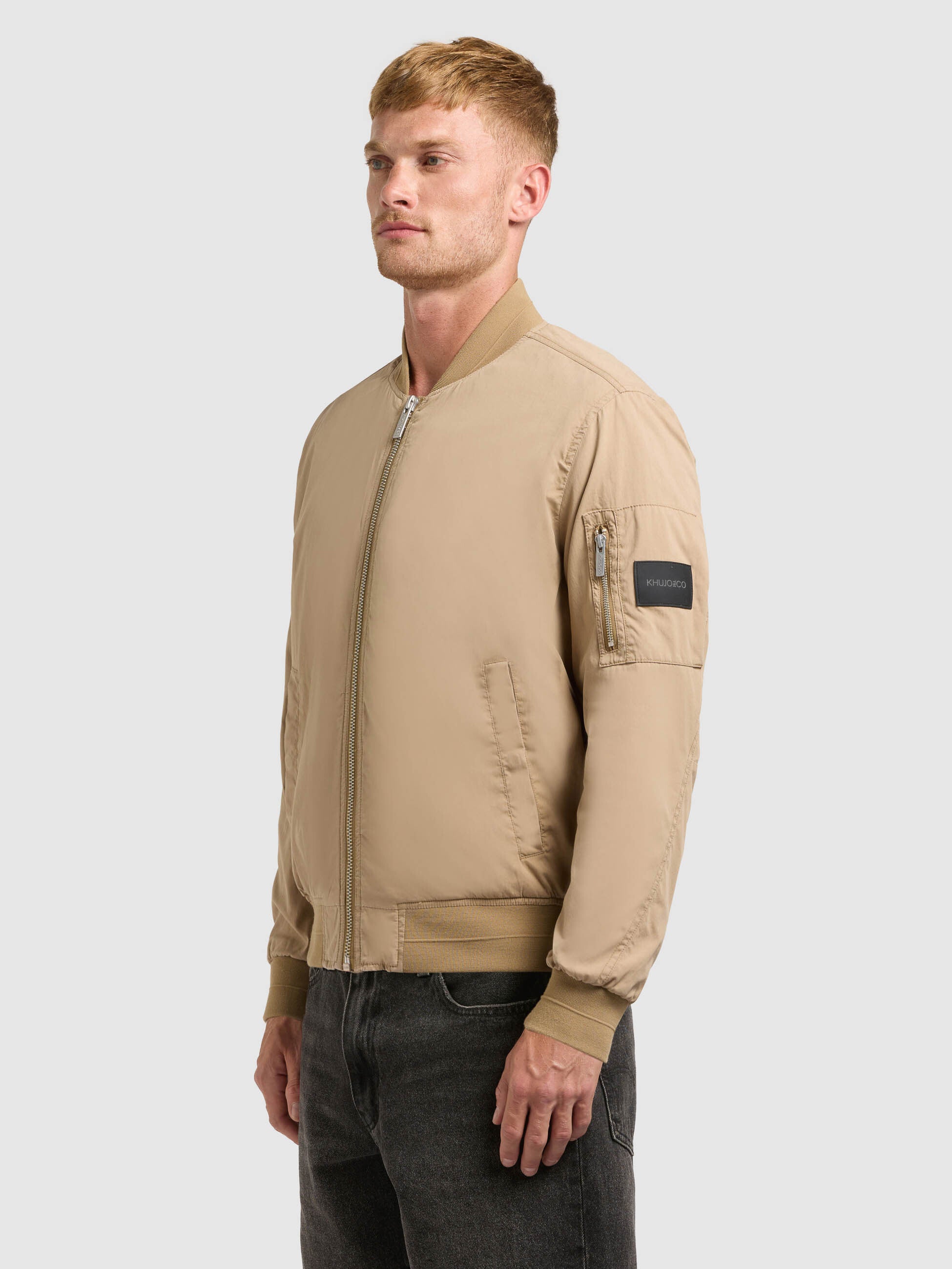 khujo-tawas-bomberjacke-dark-beige image 5
