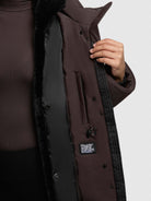 khujo-coat-collie-moody-plum-knielanger-damen-steppmantei-mit-stehkragen image 7