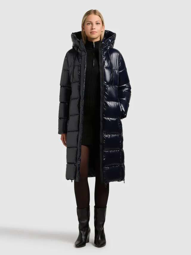 khujo-willa-damen-wintermantel-midnight-blue-knielanger-steppmantel-mit-kapuze-g image 1