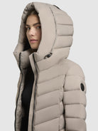 khujo-coat-odana3-gray-beige-knielanger-steppmantel-damen-wattiert image 7