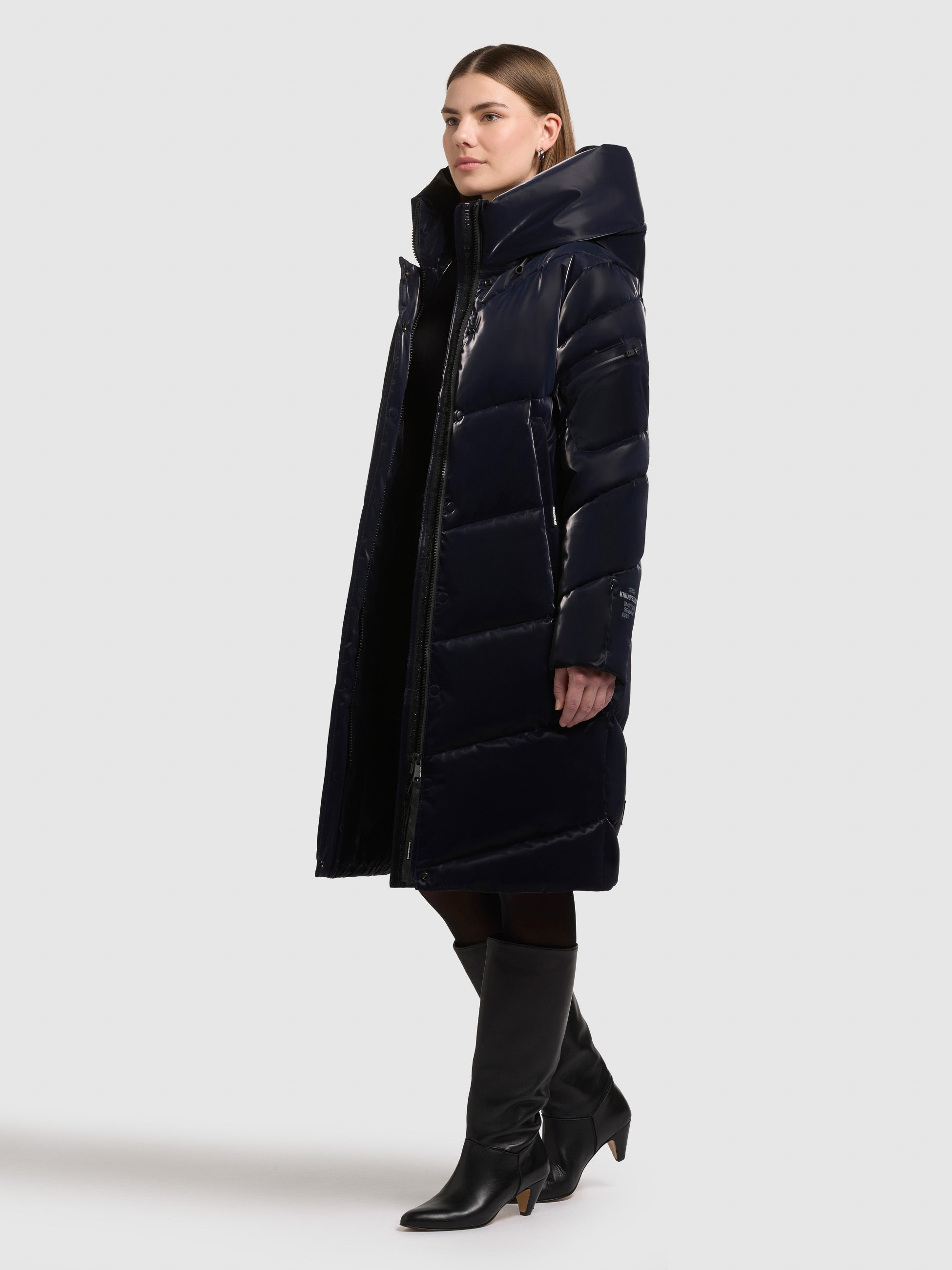 khujo-mantel-jange2-shiny-midnight-blue-gl-nzender-damen-steppmantel-loose-fit image 6