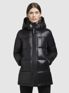 khujo-jacke-word3-satin-black-gl-nzende-damen-steppjacke-regular-fit image 4
