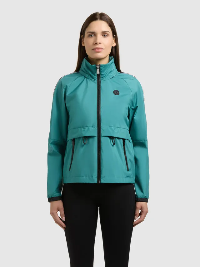 khujo-jacke-olia-north-sea-teal-damen-windbreaker-regenjacke image 1