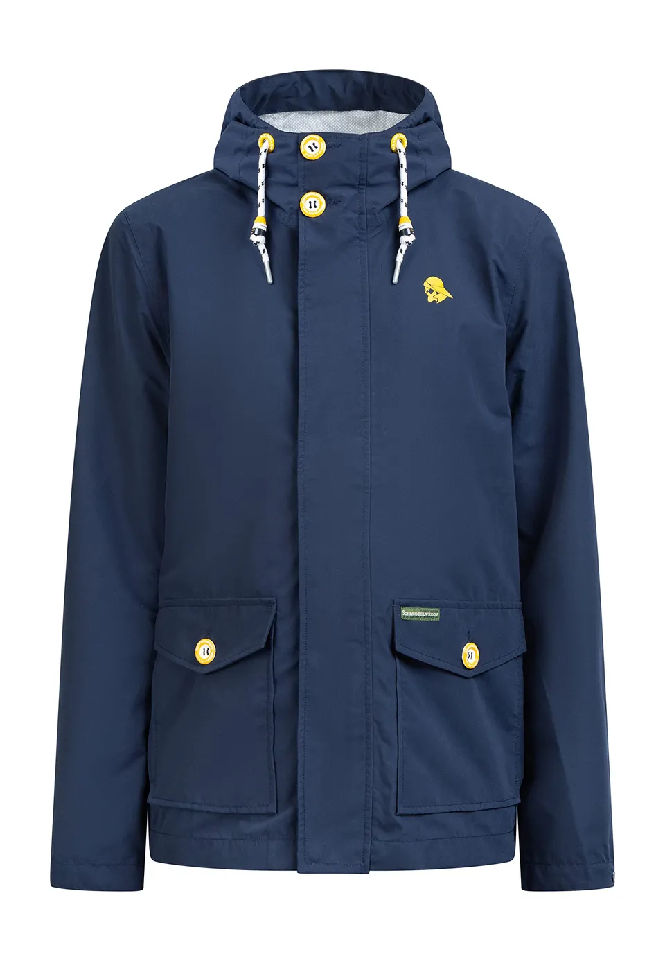 schmuddelwedda-herren-regenjacke-aus-recyceltem-material-wetterfeste-outdoorjack image 1