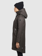 khujo-mantel-laria-dunkelgrau-wattierter-parka-regular-fit image 4