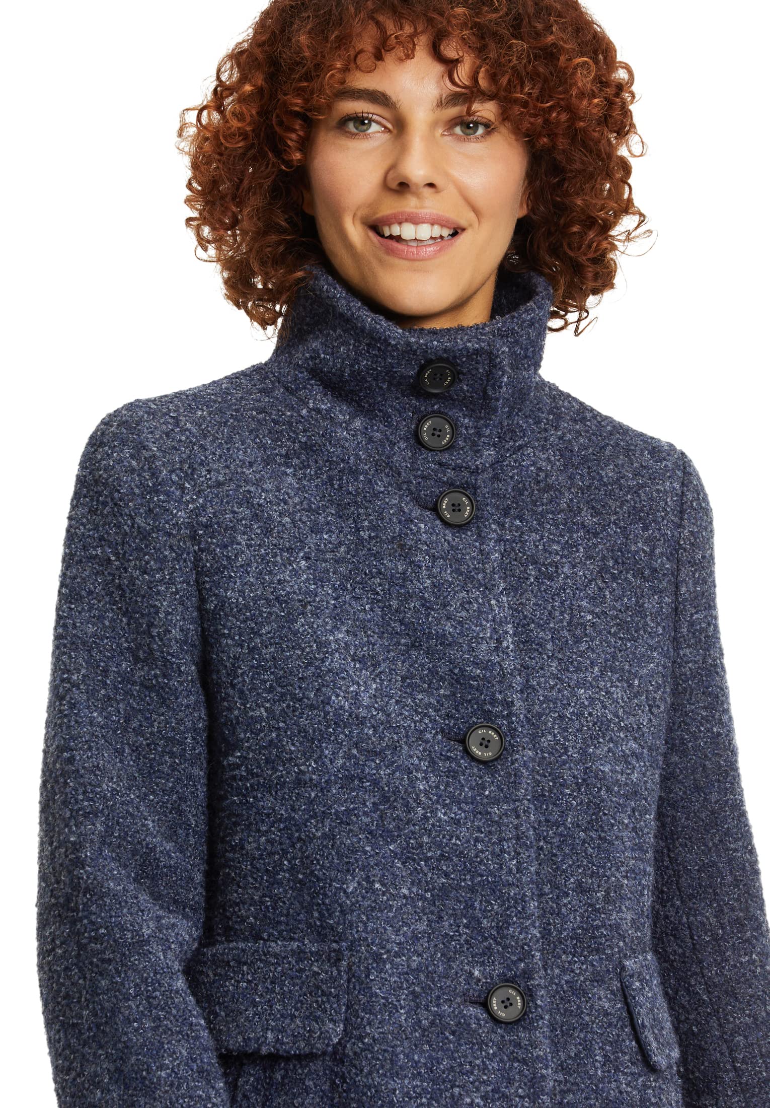 gil-bret-damen-wolljacke-9550-6107-wollboucl-mit-stehkragen image 6