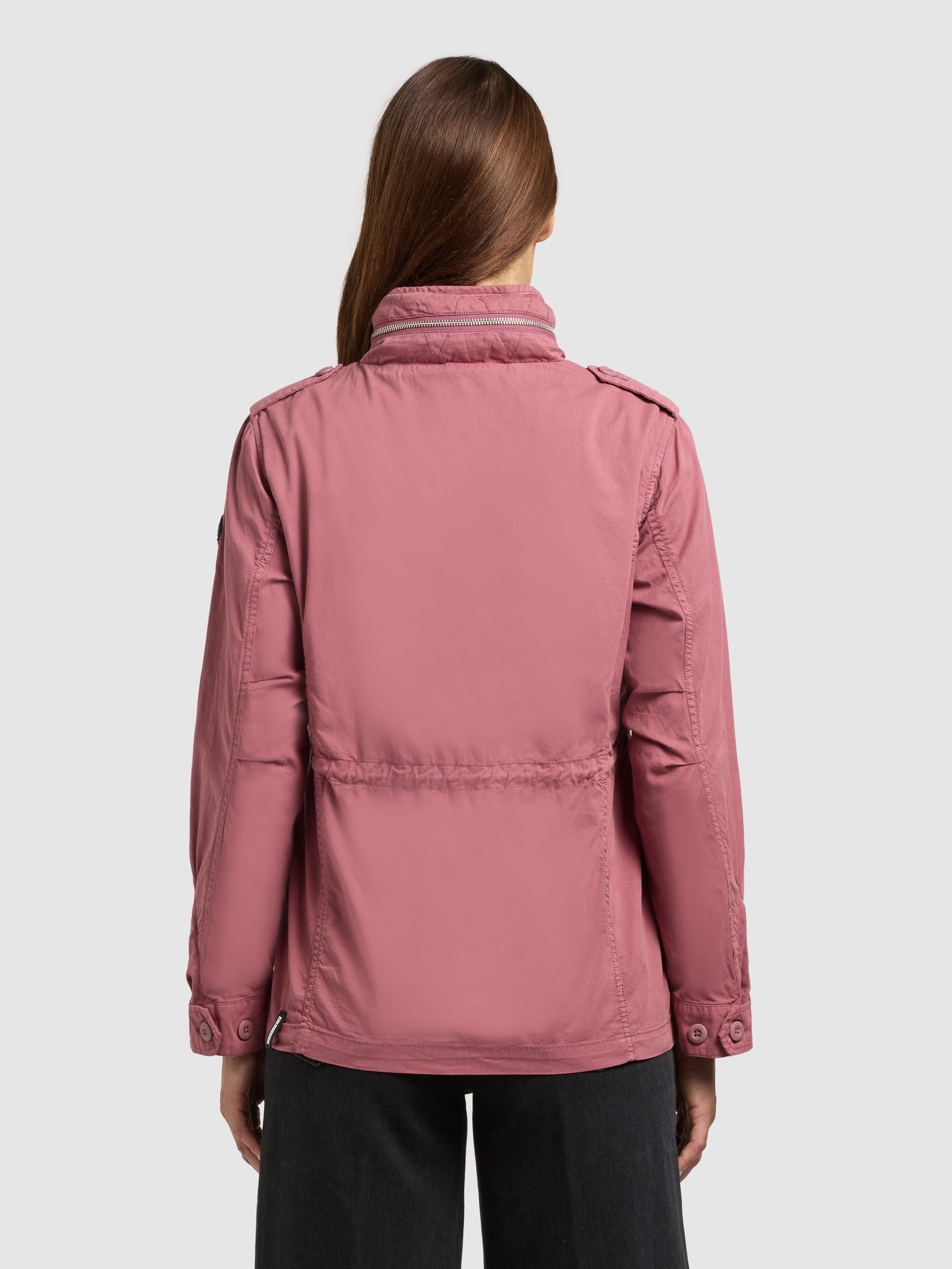 khujo-jacke-nori-fuchsia-fieldjacke-damen-aus-baumwolltwill image 3