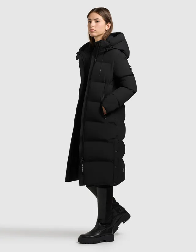 khujo-mantel-coulin-matt-black-ultraleichter-damen-winter-steppmantel image 1