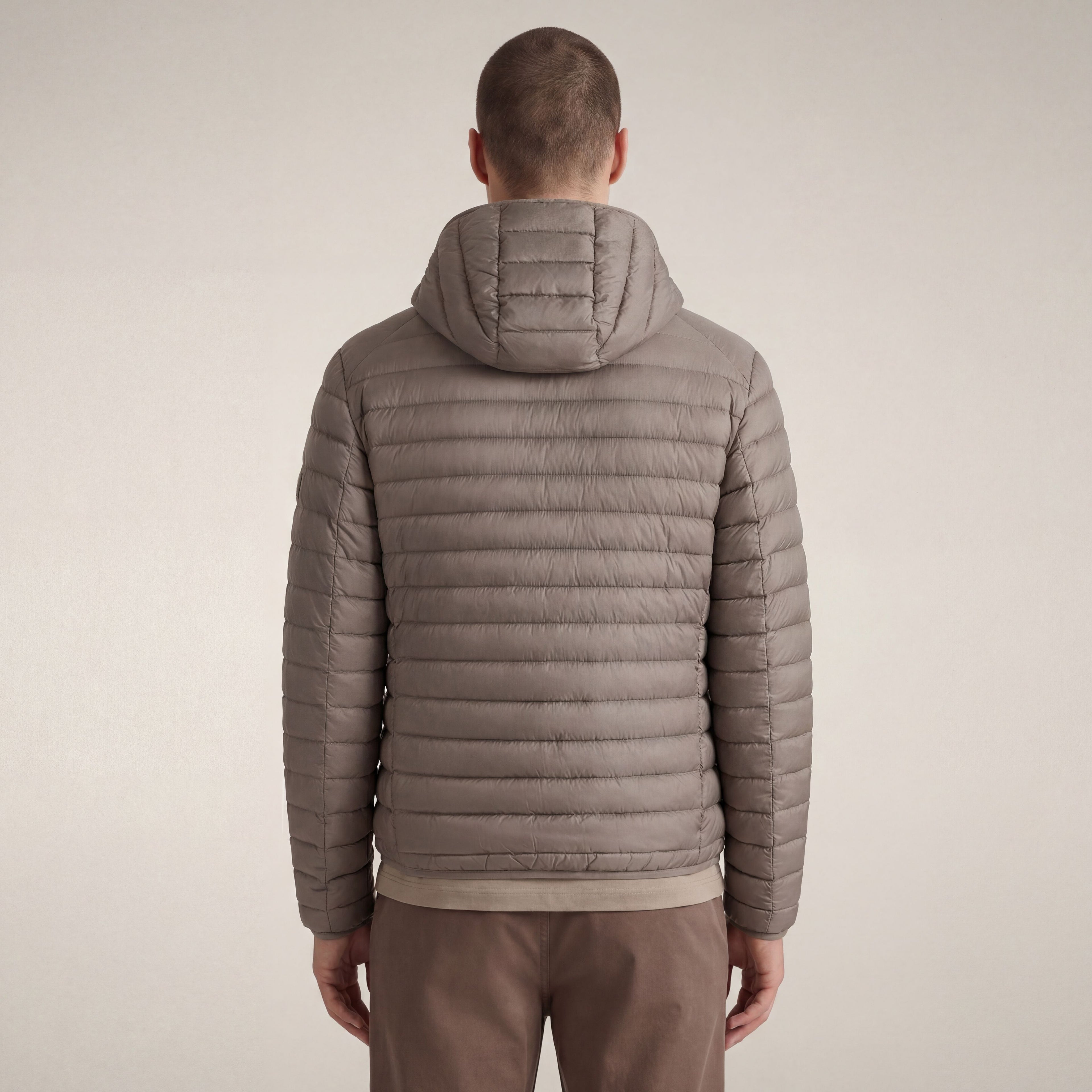 save-the-duck-donald-herren-daunenjacke-grau-elefant-mit-kapuze image 2