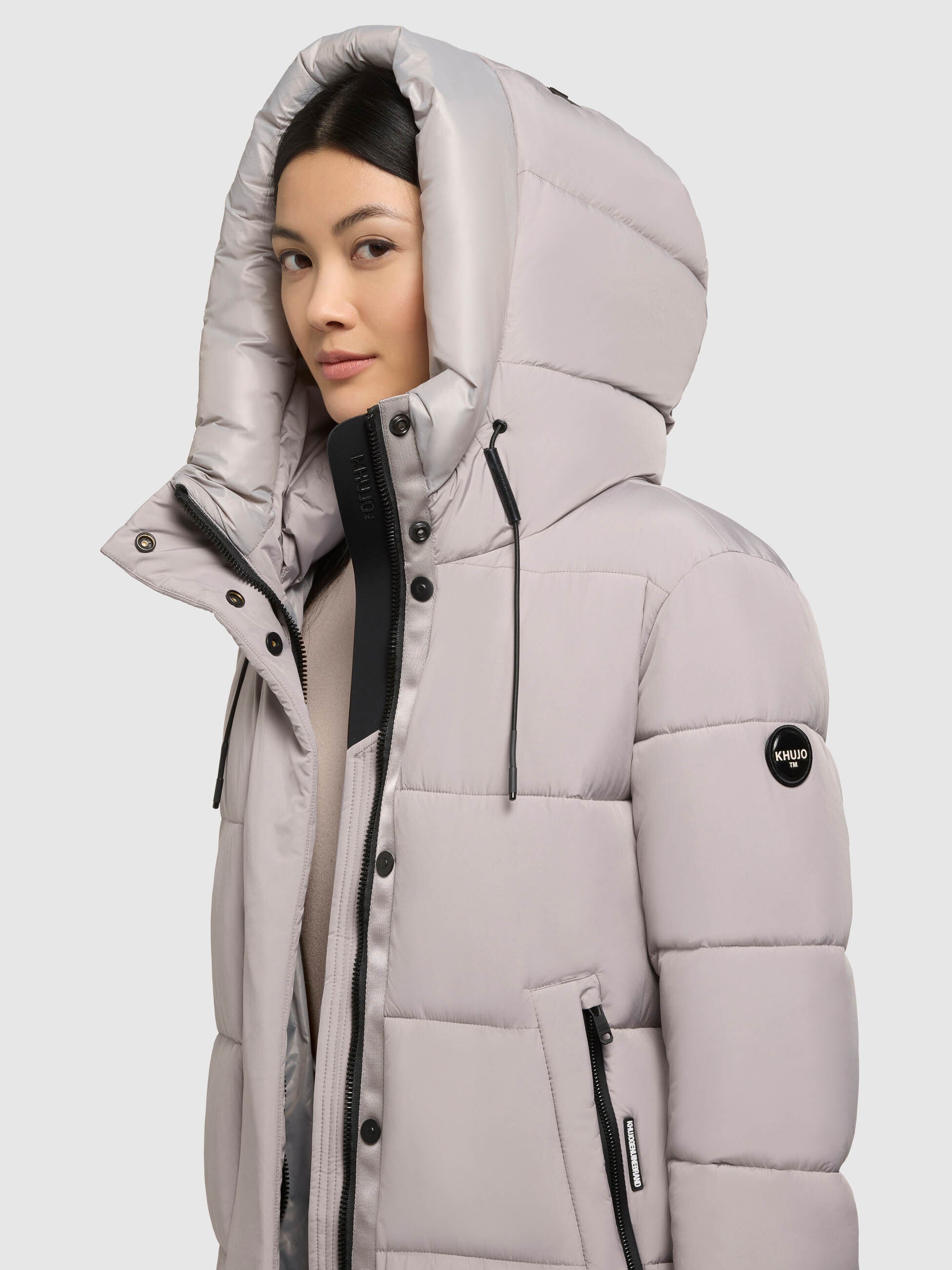 khujo-mantel-velia-blizzard-grey-damen-wattierter-steppmantel-lang image 7