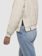 khujo-jacke-feen-hellbeige-steppjacke-regular-fit-mit-rippstrick image 7