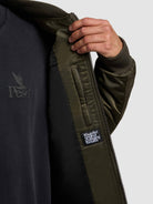 khujo-jacke-adon-forest-green-damen-bomberjacke-bergangsjacke image 8