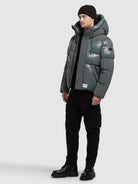 khujo-jacke-alst-steppjacke-foam-green-regular-fit-materialmix image 2