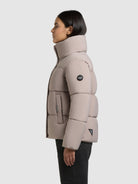 khujo-jacke-rinja2-matt-greige-winter-steppjacke-loose-fit image 5